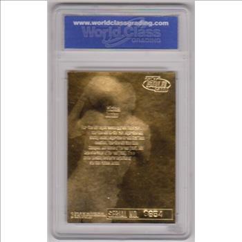 Graded Gem Mint 10 - Michael Jordan 1996-97 Fleer Ultra Starring Role Feel The Game 23 Kt Gold Card