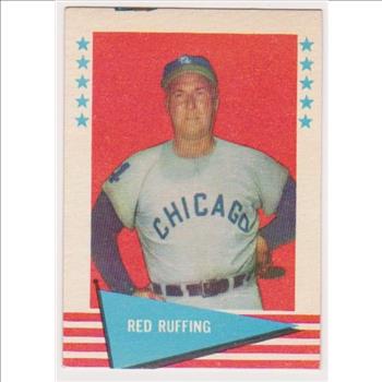 1961 Fleer Red Ruffing #74 Card - HOF'er