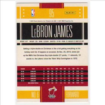 Lebron James 2010-11 Panini Classics #95 Card