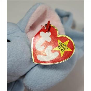 1995 Ty Beanie Baby Peanut The Elephant - With Original Tags