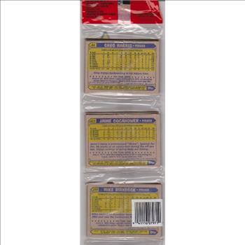 1987 Topps Baseball 49 Card Rack Pack w/ Nolan Ryan On Front