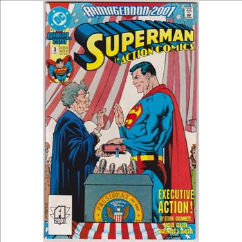 1991 DC Comics SUPERMAN IN ACTION COMICS Annual #3 Issue 