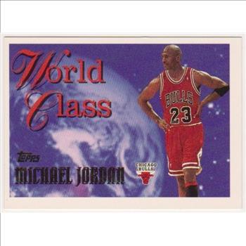 Michael Jordan 1995-96 Topps World Class #WC1 Insert Card