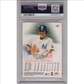 Graded PSA Mint 9 - Derek Jeter 2000 Skybox #180 Card
