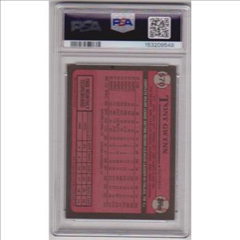 Graded PSA Mint 9 - Tony Gwynn 1989 Topps #570 Card