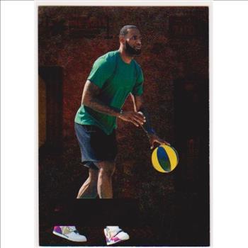 Lebron James 2021 Skybox Metal Universe Champions #100 Card