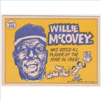 1970 Topps Willie McCovey #450 Card - HOF'er
