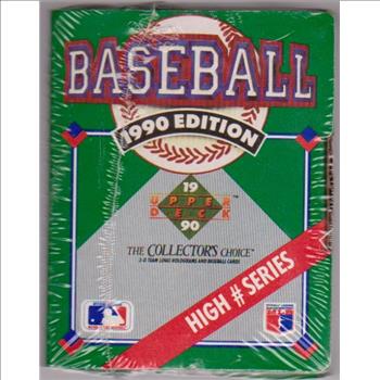 Sealed 1990 Upper Deck High # Series 100 Card Factory Set