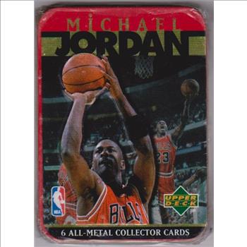 1996 Upper Deck Michael Jordan 6 Card Metal Set - Sealed