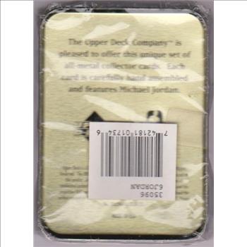 1996 Upper Deck Michael Jordan 6 Card Metal Set - Sealed