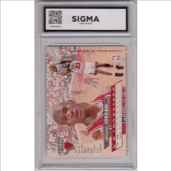 Graded Sigma Mint 9 - Michael Jordan 1993-94 Fleer Ultra #30 Card