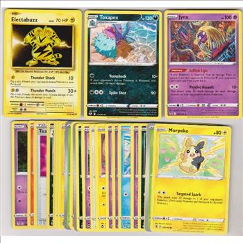 25 Different Pokemon Trading Cards w/ Electabuzz + More