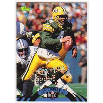 Only 499 Exist - Brett Favre 1996 Classic NFL Experience Printers Proof #19 Insert Card