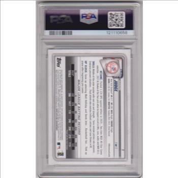 Graded PSA Mint 9 - Aaron Judge 2020 Bowman #2 Card