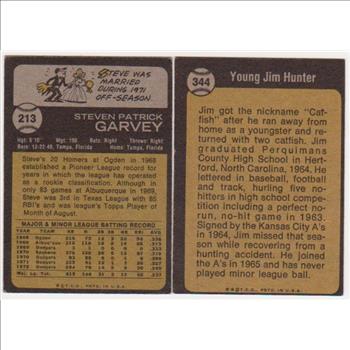 1973 Topps Steve Garvey #213 + Jim 