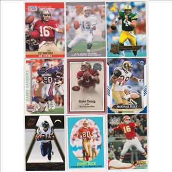 Football Card Collection 1990-2021 w/ Joe Montana, Dan Marino + More
