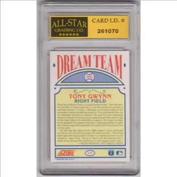 Graded 10 - Tony Gwynn 1990 Score Dream Team #685 Card