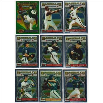 9 Different 1993 Topps Finest Cards w/ Dennis Eckersley + More