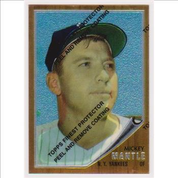 Mickey Mantle 1962 Topps Finest #471 Commemorative Card - 1997 Topps #35 Insert Card