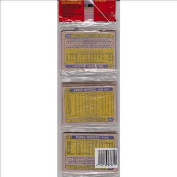 1987 Topps Baseball 49 Card Rack Pack w/ Whitey Herzog On Front