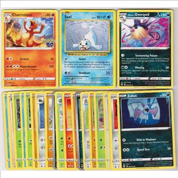 25 Different Pokemon Trading Cards w/ Charmeleon + More