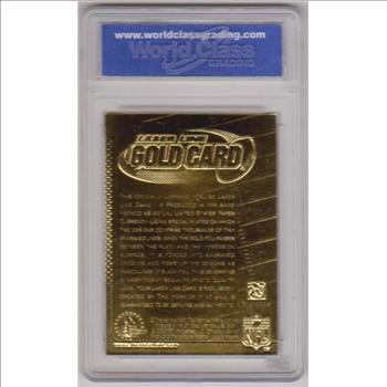 Graded Gem Mint 10 - Tom Brady 2003 Merrick Mint 23 Kt Gold Card