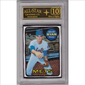 Graded 10 - Nolan Ryan 2020 Topps Project #87 Card