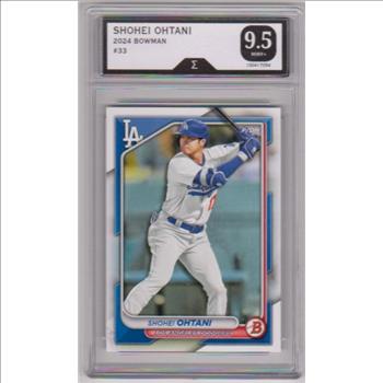 Graded Sigma Mint+ 9.5 - Shohei Ohtani 2024 Bowman #33 Card