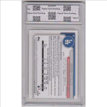 Graded Sigma Mint+ 9.5 - Shohei Ohtani 2024 Bowman #33 Card