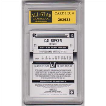 Graded 10 - Cal Ripken Jr. 2018 Donruss #64 Card