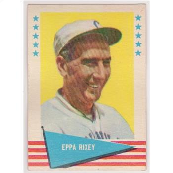 1961 Fleer Eppa Rixey #71 Card - HOF'er