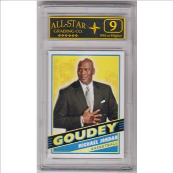 Graded 9 - Michael Jordan 2020 Upper Deck Goodwin Champions Goudey #G1 Card