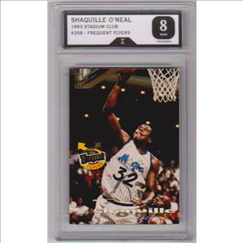 Graded Sigma Mint 8 - Shaquille O'Neal 1993-94 Stadium Club #358 Card