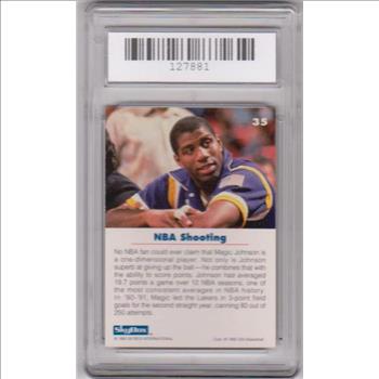 Graded Mint 9 - Magic Johnson 1992 Skybox USA #35 Card