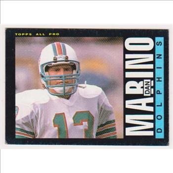 1985 Topps Dan Marino #314 2nd Year Card - HOF'er