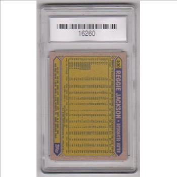 Graded Gem Mint 10 - Reggie Jackson 1987 Topps #300 Card