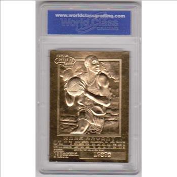 Rookie Graded Gem Mint 10 - Kobe Bryant 1996-97 Skybox EX-2000 23 Kt Gold Card