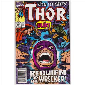 1991 The Mighty Thor #431 Issue - Marvel Comics