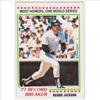 1978 Topps Reggie Jackson #7 Card - HOF'er