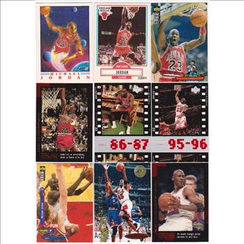 1990's Michael Jordan Card Collection - 9 Different