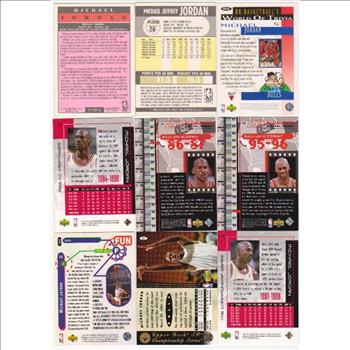 1990's Michael Jordan Card Collection - 9 Different