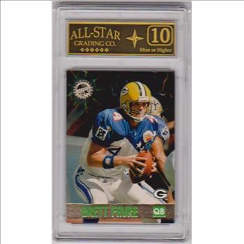 Graded 10 - Brett Favre 1996 Stadium Club #20 Card