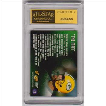 Graded 10 - Brett Favre 1996 Stadium Club #20 Card