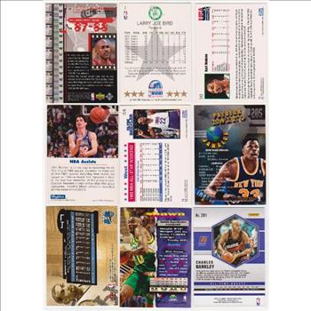 Basketball Card Collection w/ Michael Jordan, Larry Bird + More