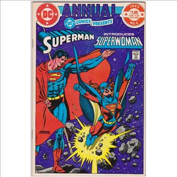 1983 DC Comics Superman Introduces Superwoman Annual #2 Issue