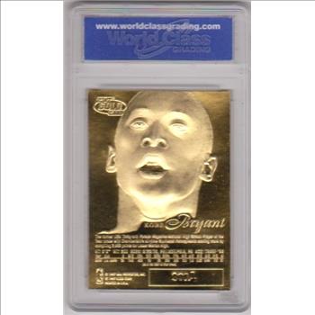 Rookie Graded Gem Mint 10 - Kobe Bryant 1996-97 Flair Showcase Legacy 23 Kt Gold Card