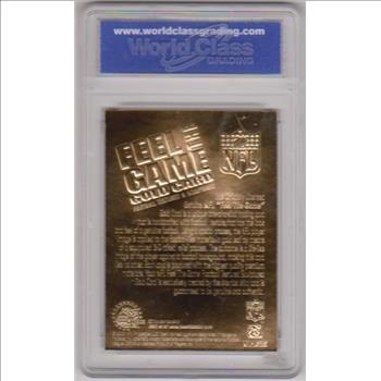 Graded Gem Mint 10 - Tom Brady 2006 Merrick Mint 2000 Draft Pick 23 Kt Gold Card