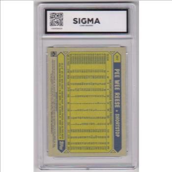 Graded Sigma Mint 9 - Pee Wee Reese 2022 Topps Archives #207 Card
