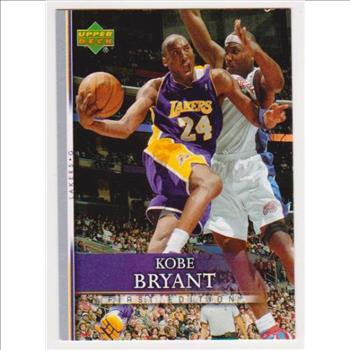 upper deck first edition kobe bryant