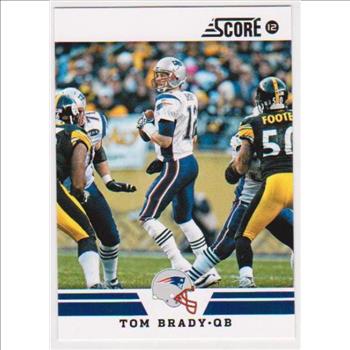 Tom Brady 2012 Score #158 Card